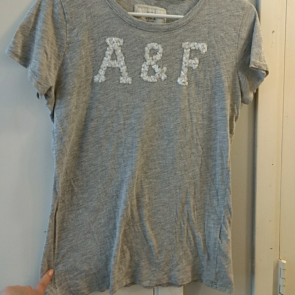 Abercrombie & Fitch gray soft shirt